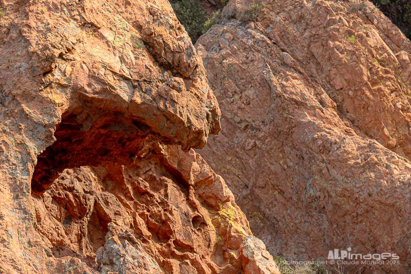 La roche de l'Esterel