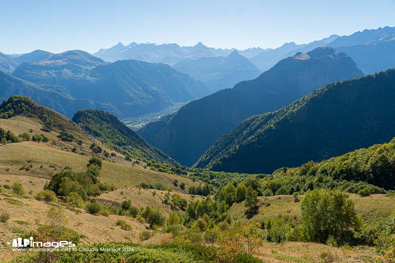 Vue sur un bout de l'Oisans